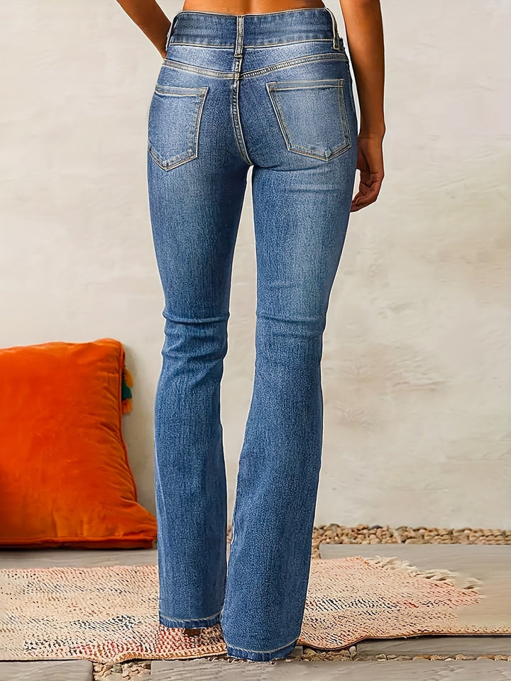 Noreya™ | High-Waisted Flared Jeans