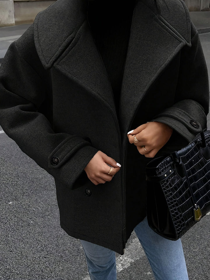 Marvelle |  Stylish Double-Breasted Jacket with Button Details