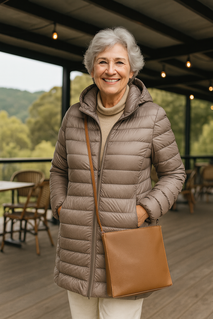 Selene | Coat – Slim Warmth, Waterproof, Effortless Fit