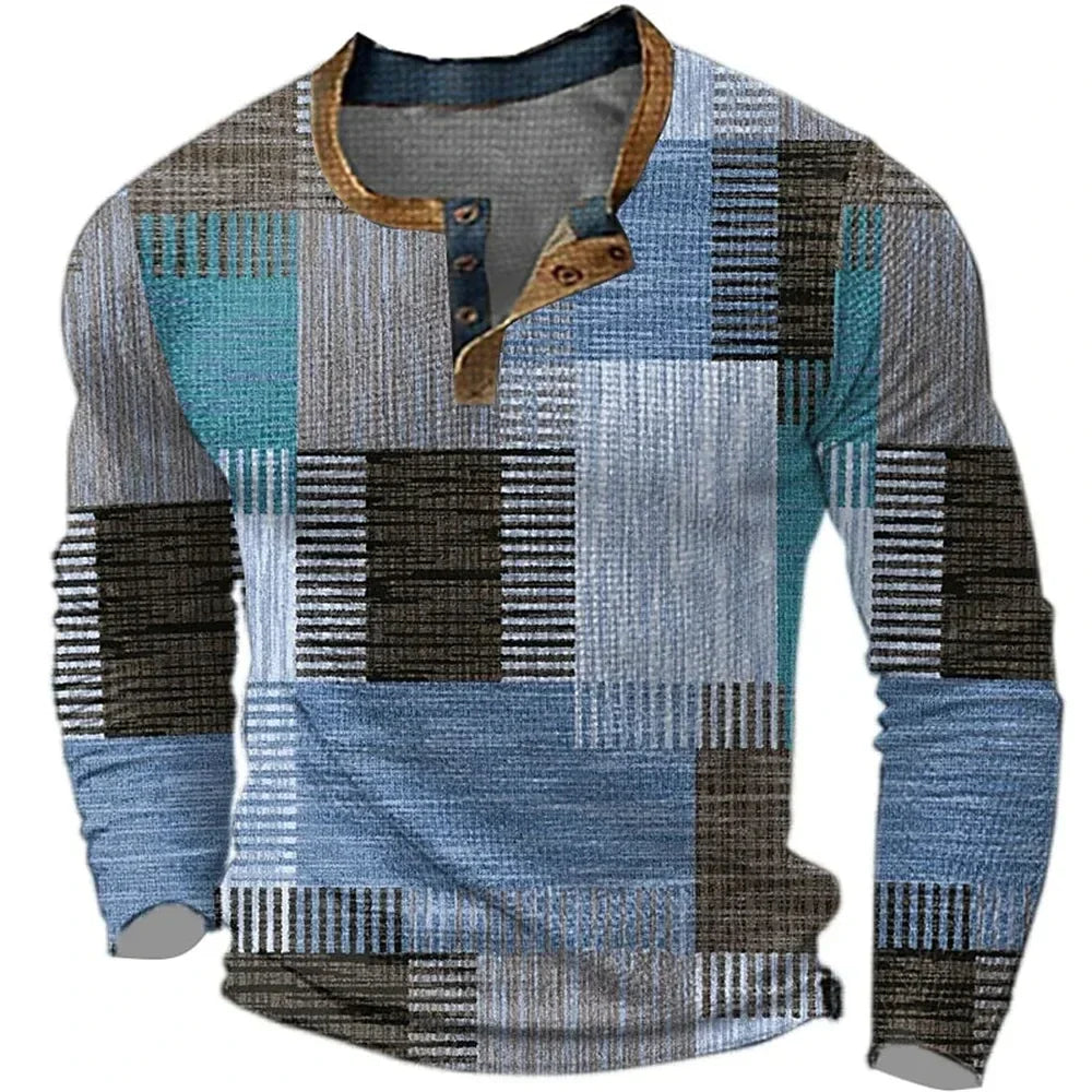 LUCAS™ | Casual Patchwork Shirt