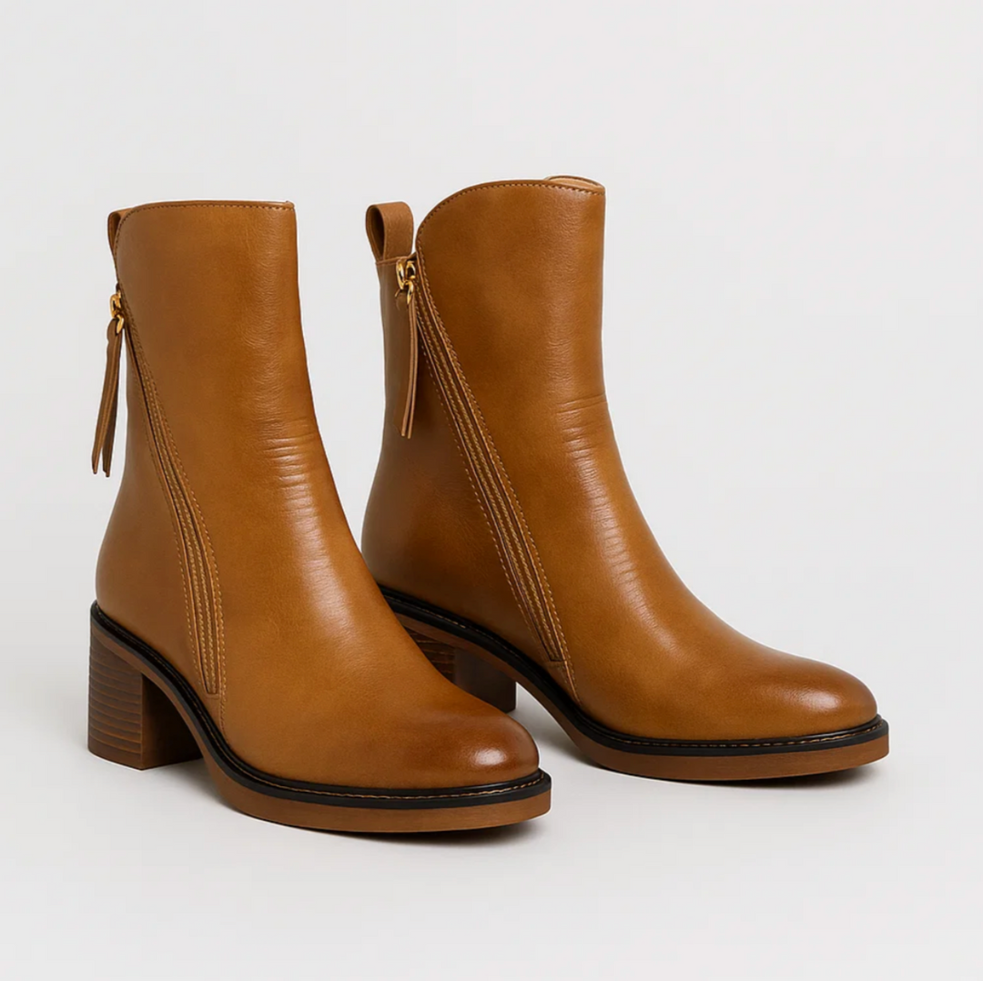 Arvella™ | Classic Leather Ankle Boots