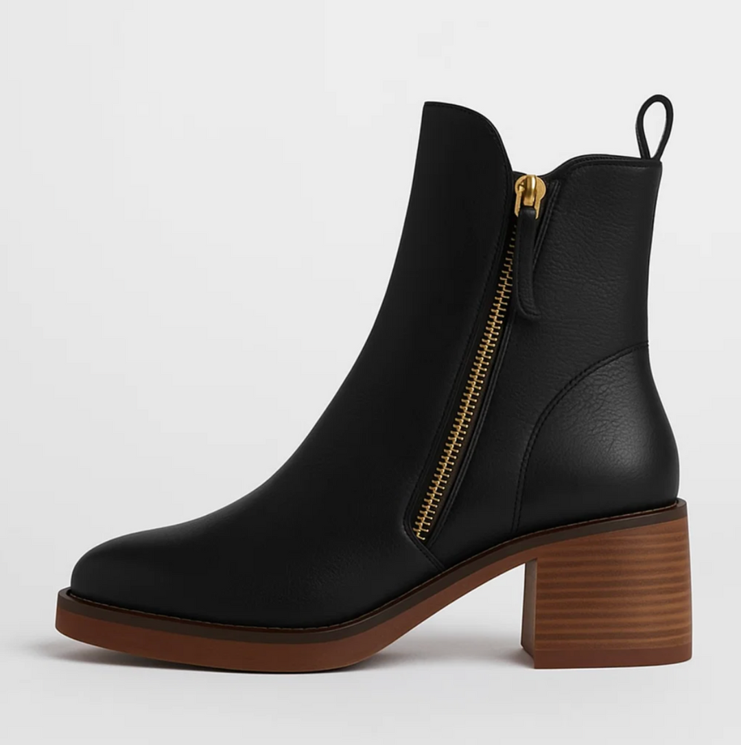 Arvella™ | Classic Leather Ankle Boots