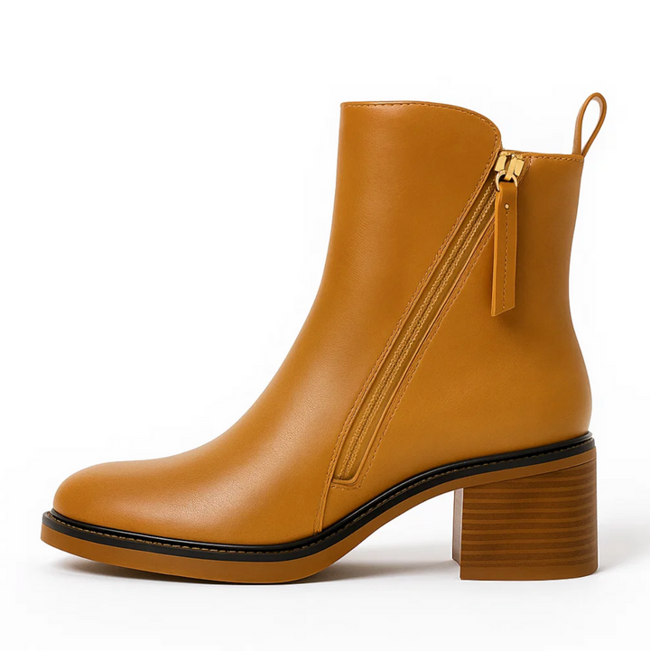 Arvella™ | Classic Leather Ankle Boots