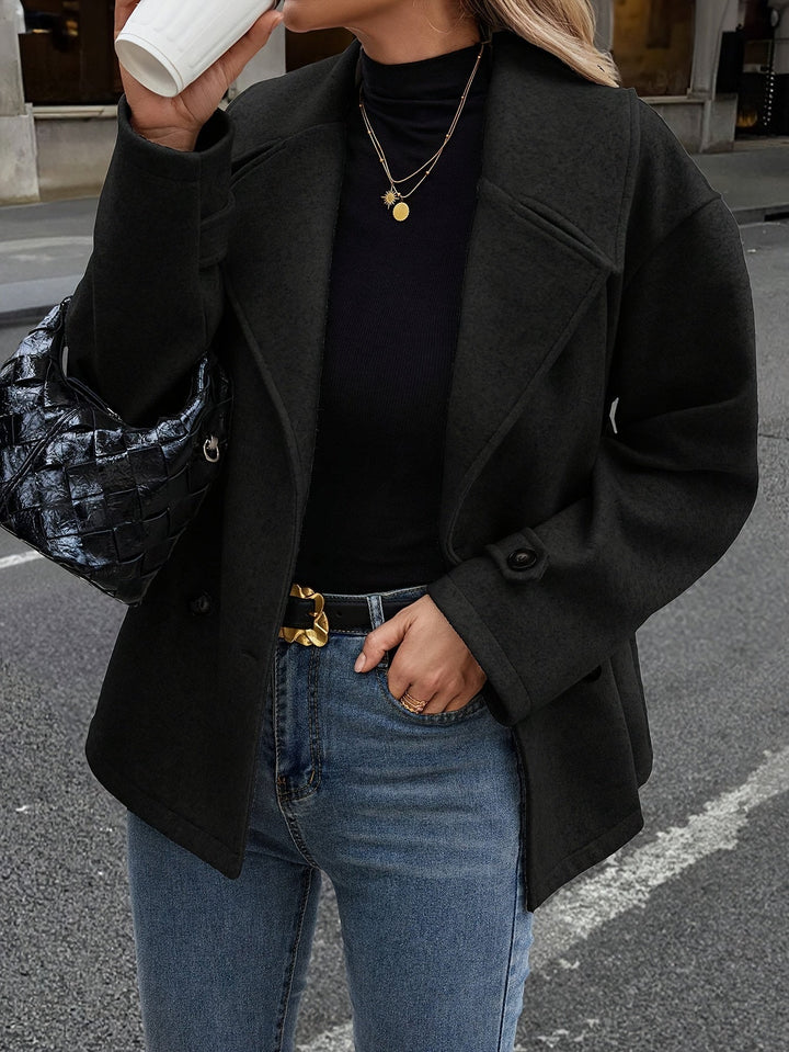 Marvelle |  Stylish Double-Breasted Jacket with Button Details