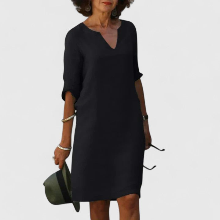 Amara | Comfortable V-Neck Dress