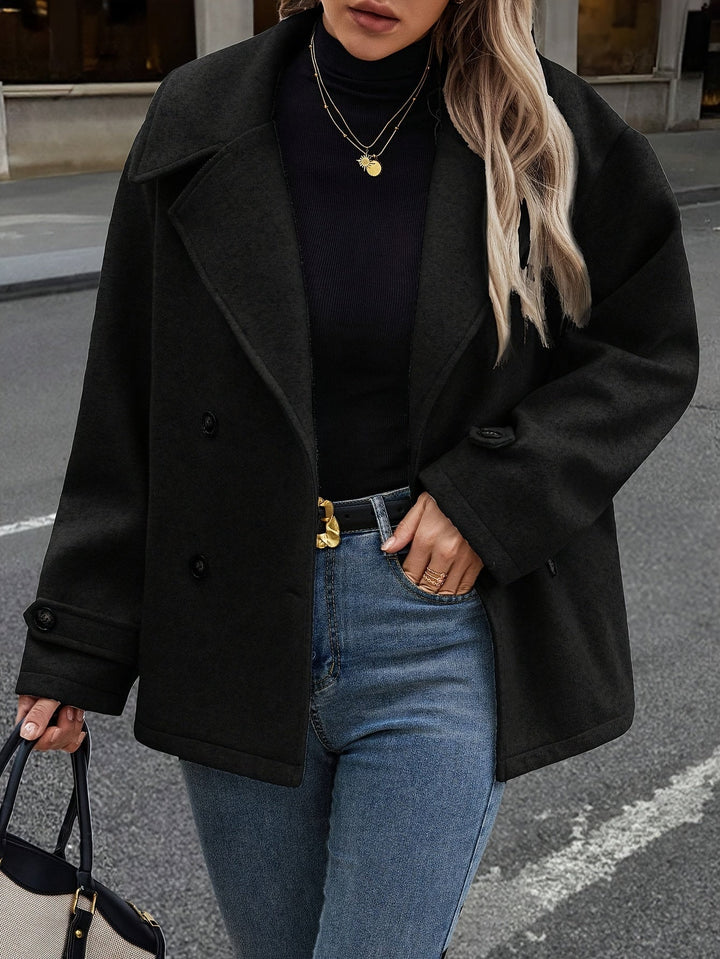 Marvelle |  Stylish Double-Breasted Jacket with Button Details