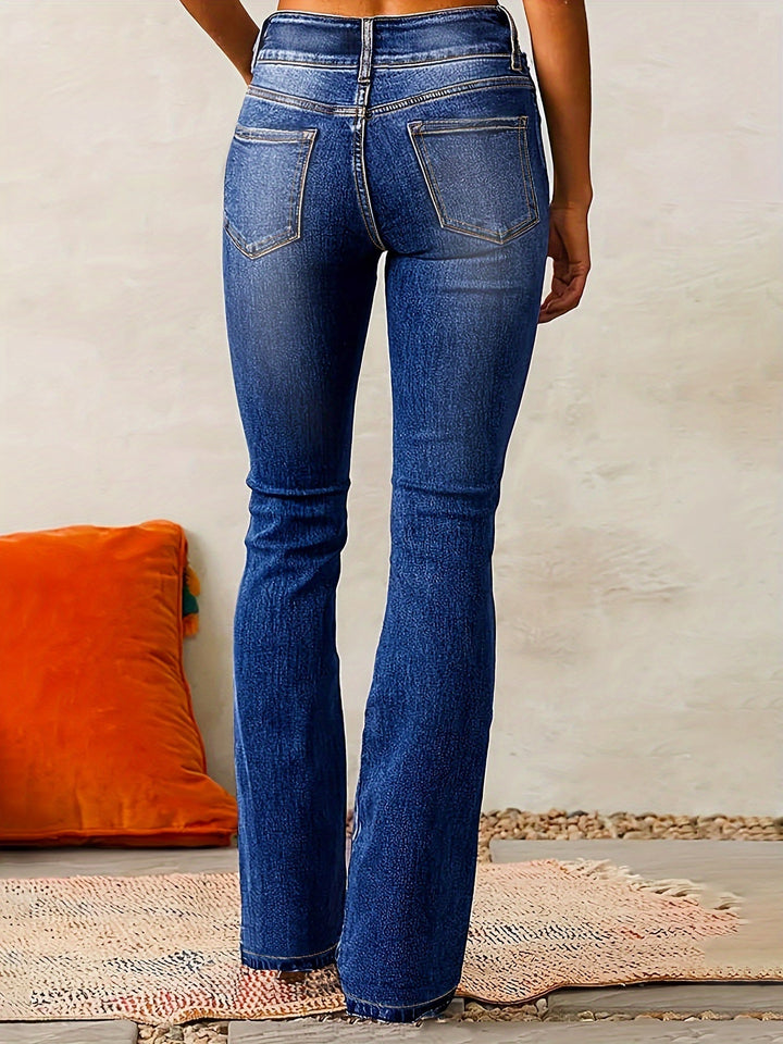 Noreya™ | High-Waisted Flared Jeans